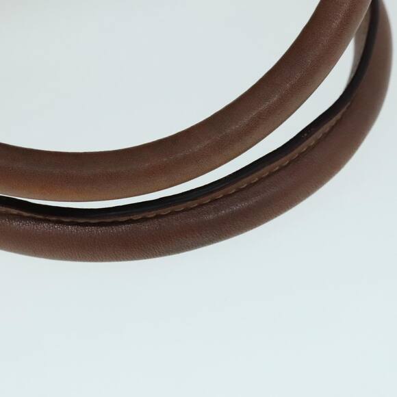 CELINE C Macadam Canvas Hand Bag Pvc Leather Beige - Picture 8 of 13